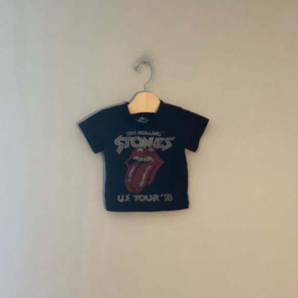 $12 ADD ON Rolling Stones tee shirt 12M Zara Baby Gap H&M Old Navy Little Bipsy - Picture 1 of 2